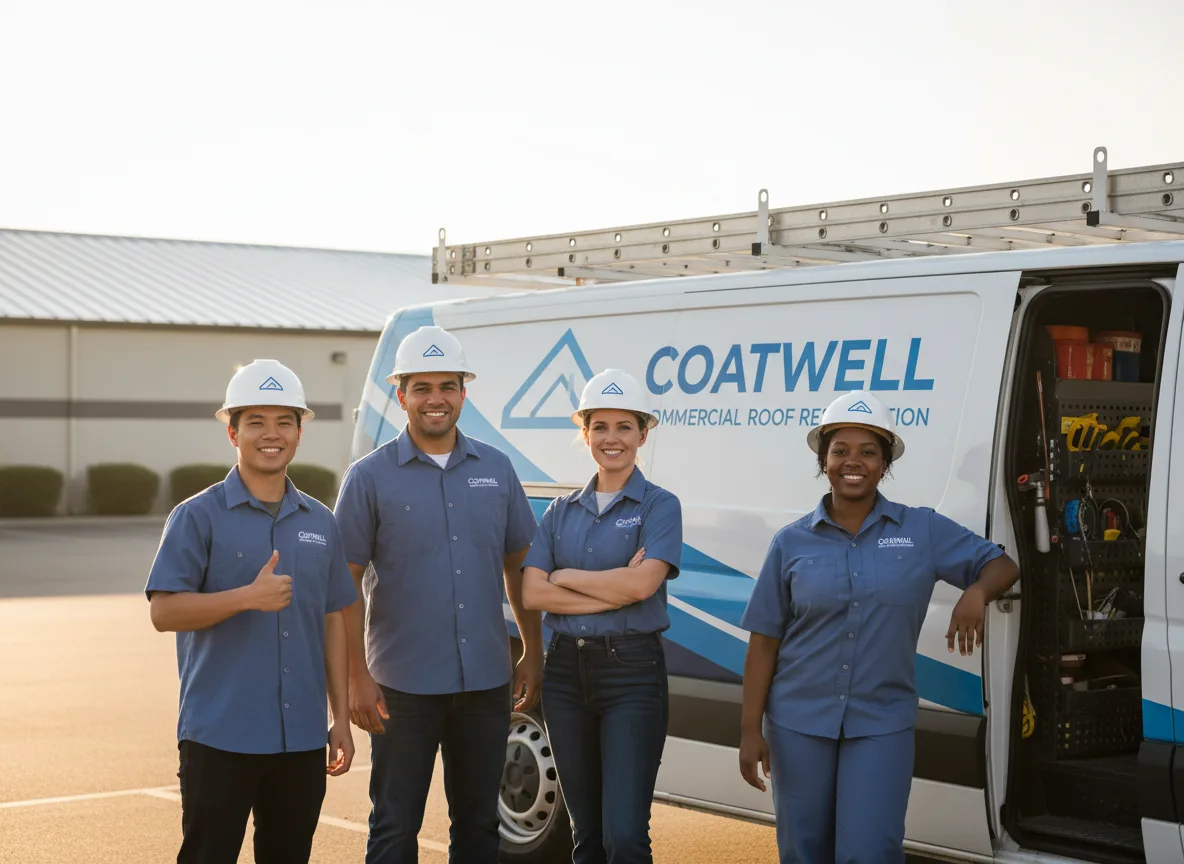 Commercial roof coating company in Otwell, IN
